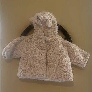 Adorable Cream Kids Puffer Jacket